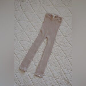 Minimalisma Arona Ribbed Merino Beige Leggings